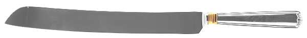 Golden Embassy Scroll (Sterling) Wedding Cake Knife with Stainless Blade