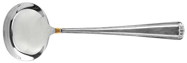 Golden Embassy Scroll (Sterling) Solid Gravy Ladle