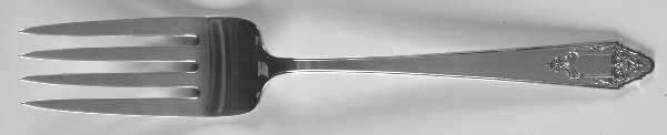 Granado (Sterling, 1929) Large Solid Cold Meat Serving Fork