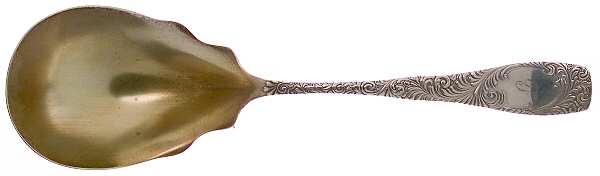 Greenfield (Sterling, 1890) Large Solid Berry/Casserole Spoon