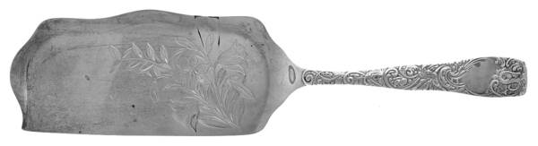Greenfield (Sterling, 1890) Large Bright Cut Crumber Knife