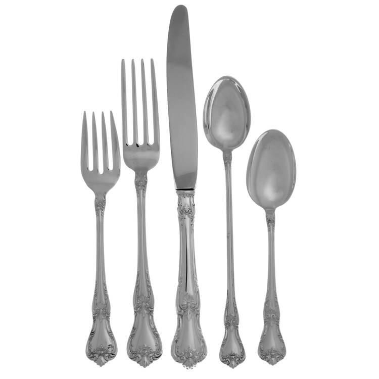 Harkness Hall (Silverplate, 1980) 40  Piece Estate Set