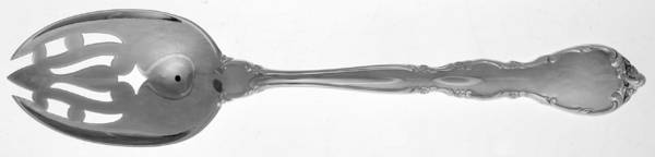 Haverford (Silverplate, 1980) Pierced Tablespoon (Serving Spoon) by Lunt Silver