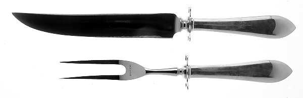 Jefferson (Sterling, 1883) Small Stainless Blade 2-Piece Steak Carving Set