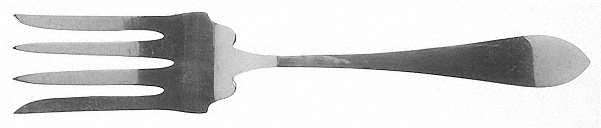 Jefferson (Sterling, 1883) Small Solid Cold Meat Serving Fork