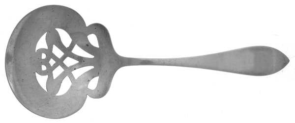 Jefferson (Sterling, 1883) Solid Bon Bon Spoon with Pierced Bowl