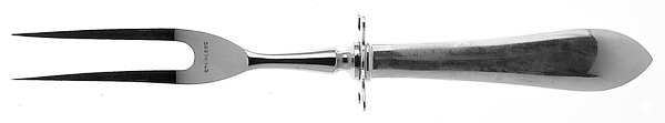 Jefferson (Sterling, 1883) Small Steak Carving Fork with Stainless Prongs