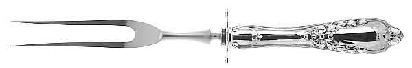 John Hancock (Sterling, 1911) Small Steak Carving Fork with Stainless Prongs