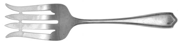 Knickerbocker (Sterling, 1912) Medium Solid Cold Meat Serving Fork