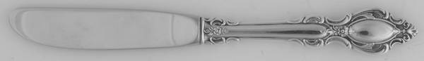Lasting Grace (Sterling, 1975) Modern Hollow Butter Spreader (Stainless)