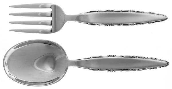Lace Point (Sterling, 1965) 2 Pc Baby Set (BF, BS)