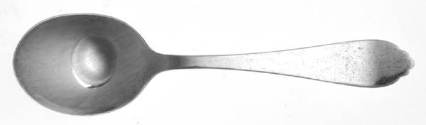 LUS1 (Sterling) Straight Handle Baby Spoon