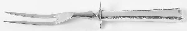 Madrigal (Sterling, 1962) Small Steak Carving Fork with Stainless Prongs