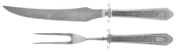 Mary II (Sterling, 1923) Small Steak 2-Piece Carving Set w/Stainless Blade