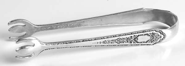Mary II (Sterling, 1923) Bon Bon Tongs by Lunt Silver