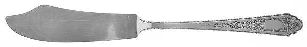 Mary II (Sterling, 1923) Flat Handle Master Butter Knife by Lunt Silver