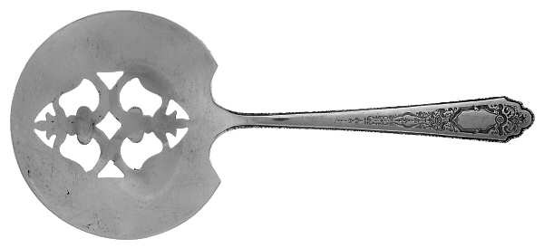 Mary II (Sterling, 1923) Solid Bon Bon Spoon with Pierced Bowl by Lunt Silver