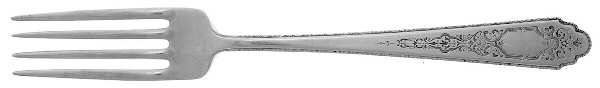 Mary II (Sterling, 1923) Fork by Lunt Silver