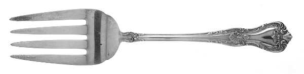 Memory Lane (Sterling, 1949) Small Solid Cold Meat Serving Fork