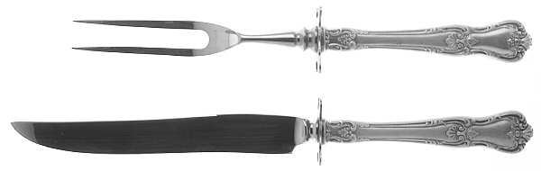 Memory Lane (Sterling, 1949) Small Stainless Blade 2-Piece Steak Carving Set