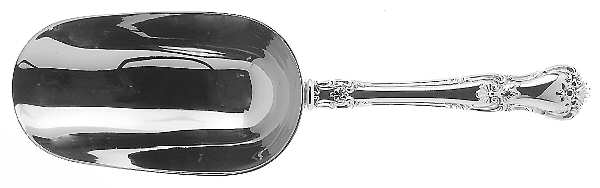 Memory Lane (Sterling, 1949) Ice Scoop with Silverplate Bowl