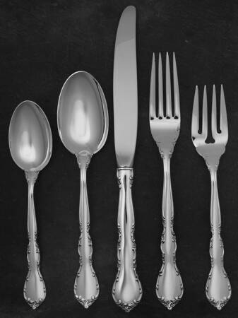 Mignonette (Sterling, 1960, No Monograms) 40 Piece Estate Set