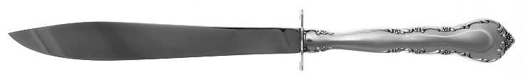 Mignonette (Sterling, 1960, No Monograms) Small Carving Knife W/Sterling Guard by Lunt Silver