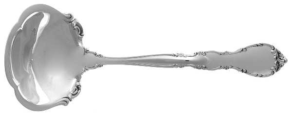Mignonette (Sterling, 1960, No Monograms) Solid Gravy Ladle by Lunt Silver