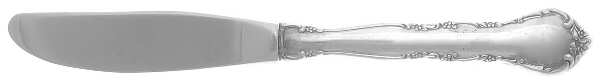 Mignonette (Sterling, 1960, No Monograms) Modern Hollow Butter Spreader (Stainless) by Lunt Silver