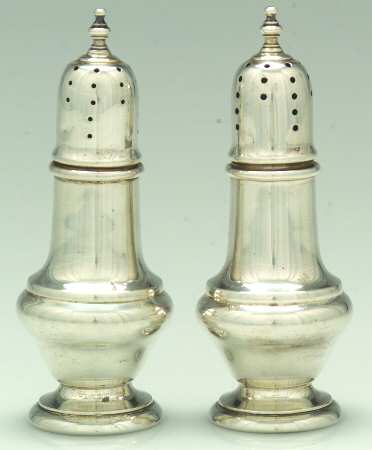 Sterling Hollowware Salt and Pepper Set