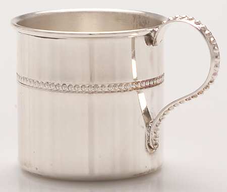 Sterling Hollowware Baby Cup Ornament
