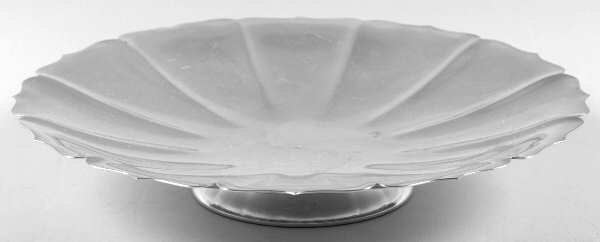 Silverplate Hollowware Footed Plated Round Centerpiece