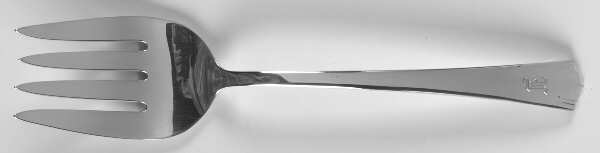 Modern American (Sterling, 1931) Medium Solid Cold Meat Serving Fork