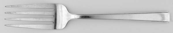 Modern Classic (Sterling, 1934, No Monos) Large Solid Cold Meat Serving Fork