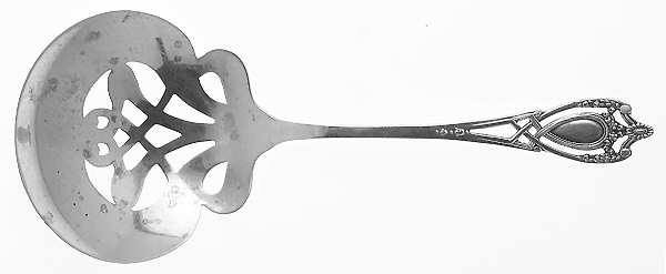 Monticello (Sterling, 1908) Solid Bon Bon Spoon with Pierced Bowl