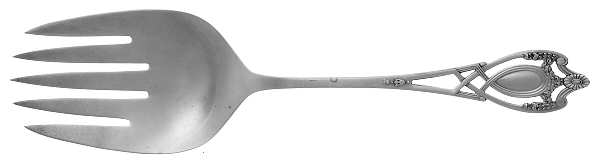 Monticello (Sterling, 1908) Small Solid Fish Serving Fork