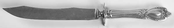 Monticello (Sterling, 1908) Small Carving Knife W/Sterling Guard