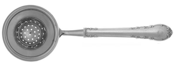 Modern Victorian (Sterling, 1941, No Monos) Tea Strainer Overcup Serving-Stainless Bowl HC