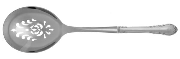 Modern Victorian (Sterling, 1941, No Monos) Casserole Spoon with Pierced Stainless Bowl HC