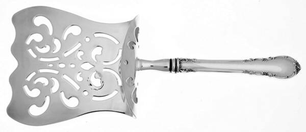 Modern Victorian (Sterling, 1941, No Monos) Asparagus Server with Silverplate Hood HC