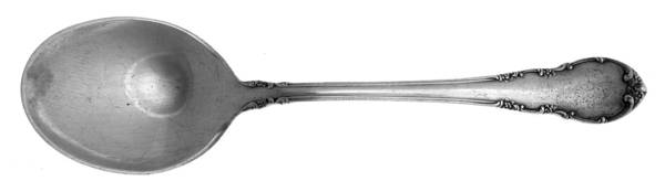 Modern Victorian (Sterling, 1941, No Monos) Spoon-Baby/Straight Handle