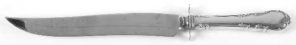 Modern Victorian (Sterling, 1941, No Monos) Large Stainless Blade Roast Carving Knife