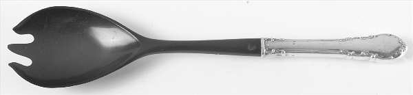 Modern Victorian (Sterling, 1941, No Monos) Salad Serving Fork with Plastic Prongs