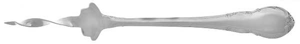 Modern Victorian (Sterling, 1941, No Monos) 1 Tine Twist Butter Pick