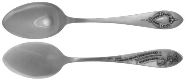 Mount Vernon (Sterling, 1905) Souvenir Spoon (Teaspoon)