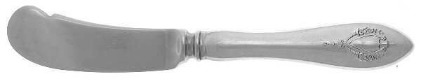 Mount Vernon (Sterling, 1905) Butter Spreader Hollow Hdl-Paddle/Stainless Blade