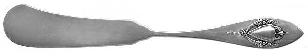Mount Vernon (Sterling, 1905) Large Flat Handle Butter Spreader