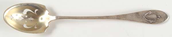 Mount Vernon (Sterling, 1905) Pierced Bowl Short Handle Olive Spoon