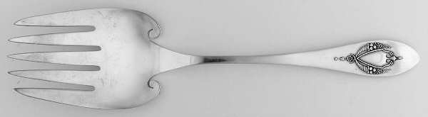 Mount Vernon (Sterling, 1905) Solid Salad Serving Fork