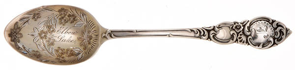 Navarre (Sterling, 1893) Souvenir Spoon (Five O'Clock)